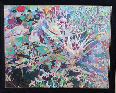 SANDES Acrylique sur toile Signée "Sandes P. - Photo 1