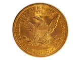 l'image d'une pièce d'or ornée d'un aigle
