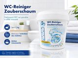 a bucket of w c reiniger zubersschaum on a counter
