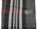 Écharpe en cachemire à carreaux Burberry, gris