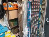 many boxes of assorted items in a storage area