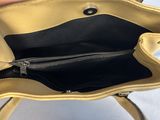 the inside of a handbag with a zipper on the inside