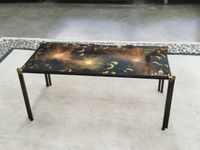 CAPCO table basse de forme rectangulaire à plateau de verre … (photo 3)