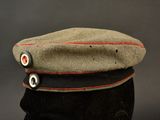 an image of a military hat with buttons on it