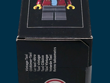 a black box with a lego figure on top of it