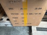 a cardboard box that is sitting on a pallet