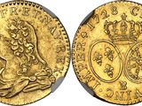 a gold sovereign coin with a crown on top of it