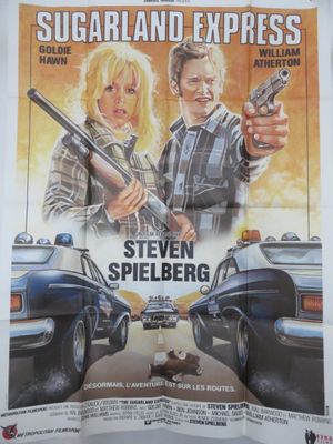 affiche du film « Sugarland Express » avec Steven Spielberg