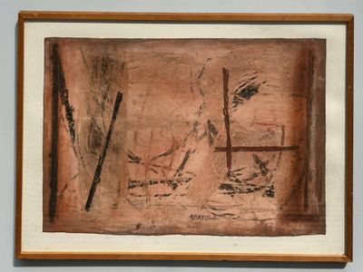 an image of a picture of a painting hanging on a wall
