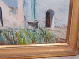 a picture of a painting on the wall of a house