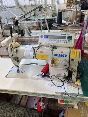 an image of a sewing machine in a factory