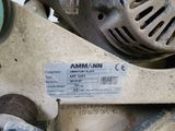 a label on the side of a machine that is sitting on the ground