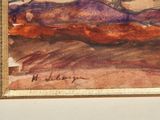 a picture of a painting of a person laying on a bed