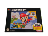 an image of a nintendo 64 game box with a mario mario on it