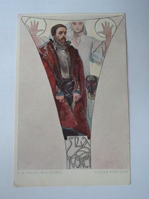 Carte Postale Illustrateur Mucha Epoque Slave, Beatitut…