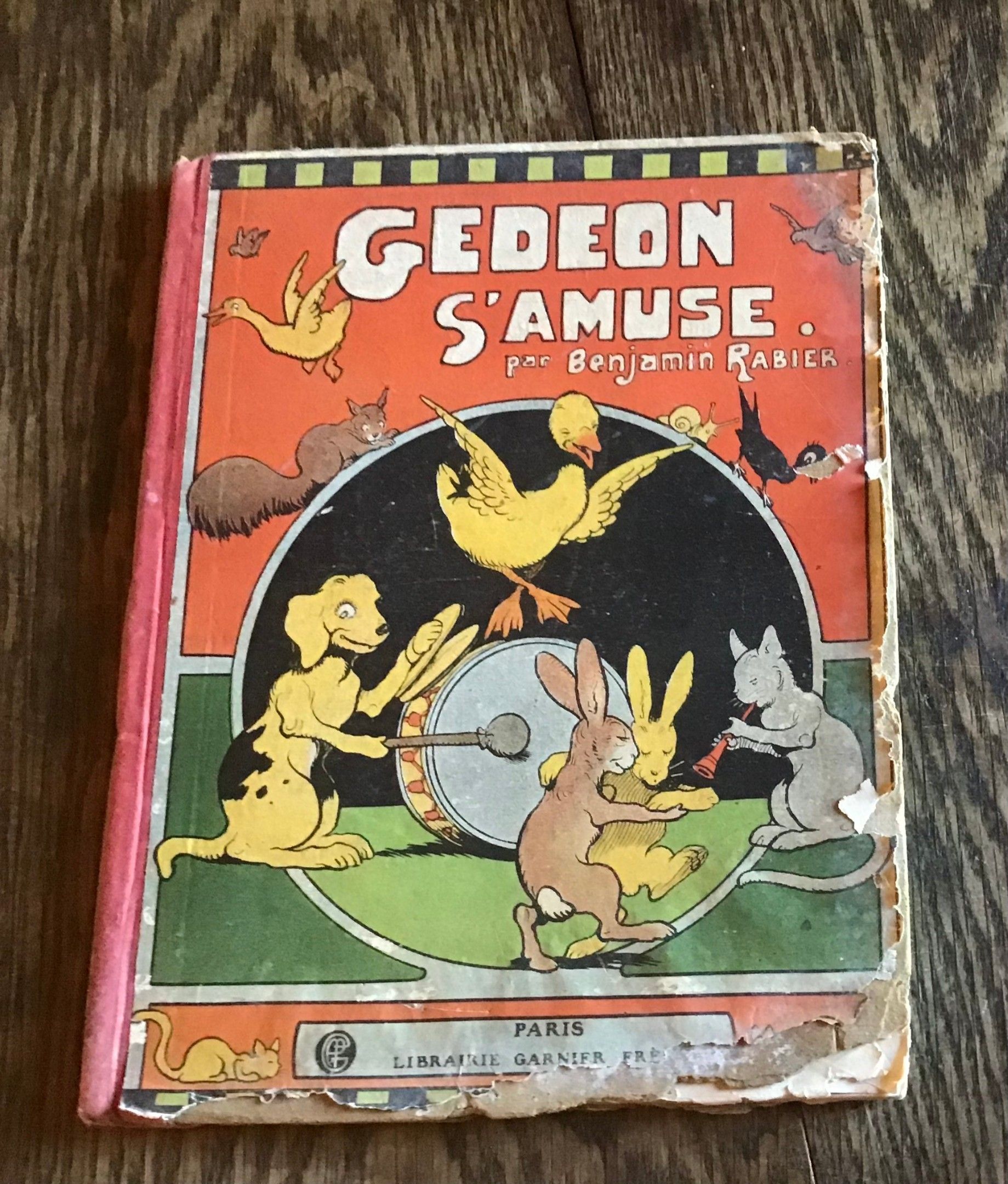 Benjamin Rabier Gedeon S’Amuse Librairie Garnier 1928 État d’usage