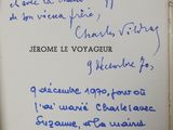 a note written on a piece of paper with blue writing on it