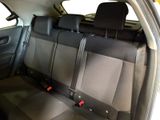 the back seats of a car are empty with no one in it