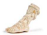 une image représentant une sculpture d'un pied surmonté d'une chaussure