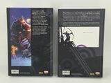 the back and back covers of two books of star wars