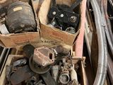 a box full of assorted items sitting on the floor