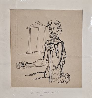 Luis Vidal MOLNE (1907-1970) Philosophe grec - 1950