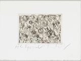 an image of a black and white drawing with writing on it