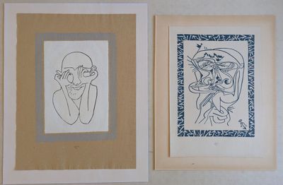 Robert MÜLLER (1920 - 2003), paire de compositions modernes,…