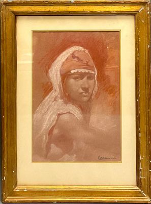 Charles CAMOIN (1879-1965), Portrait d'une jeune orientale, …