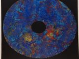 une image représentant un tableau montrant un cercle bleu percé d'un trou au milieu
