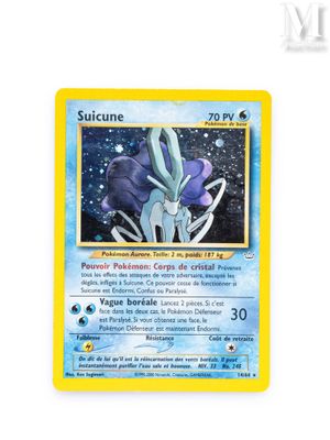 a close up of a pokemon card on a white surface