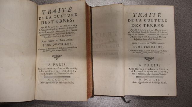 « Culture des terres » 2 volumes, tome 3 et 4 1754-1755