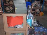 a pile of boxes that are stacked on top of each other