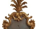 an image of a gold framed mirror on a white background