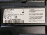 a close up of a samsung battery on the back of a cell phone