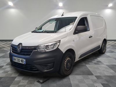 the white van is parked on a checkered floor in a room