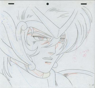 anime drawing of a female character in a helmet and goggles