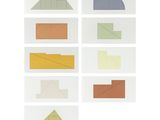 an image of a series of geometric shapes on a white background