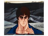 an image of a painting of a young man with his hands on his face