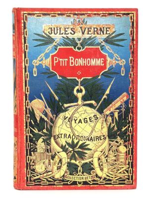 un vieux livre avec l'image d'une horloge