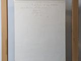 an image of a picture of a whiteboard in a wooden frame