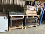 a lot of old appliances in a storage area