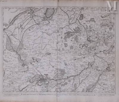 an old map of the city of london showing the extent of the city