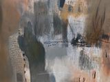 painting of a painting of a man standing in front of a wall