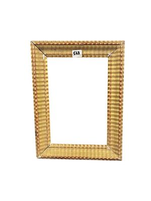 an image of a picture frame on a white background with a clipping for a picture