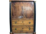 une image d'une commode en bois avec un plateau en marbre