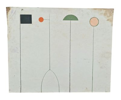 une image d'une œuvre d'art posée sur une surface blanche