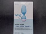 a card with a picture of a pelvic floor trainer on it