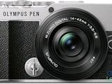 L'Olympus Pen est un appareil photo compact équipé d'un objectif grand angle.