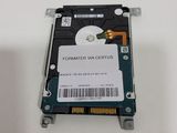 a hard drive with a sticker attached to it